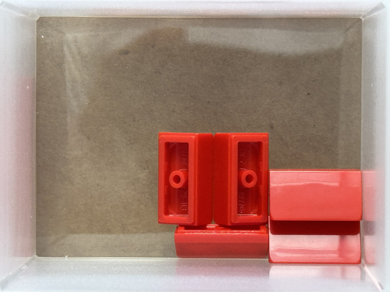 LEGO Parts - Red Slope 30 1 x 2 x 2/3 - No 85984 - QTY 5