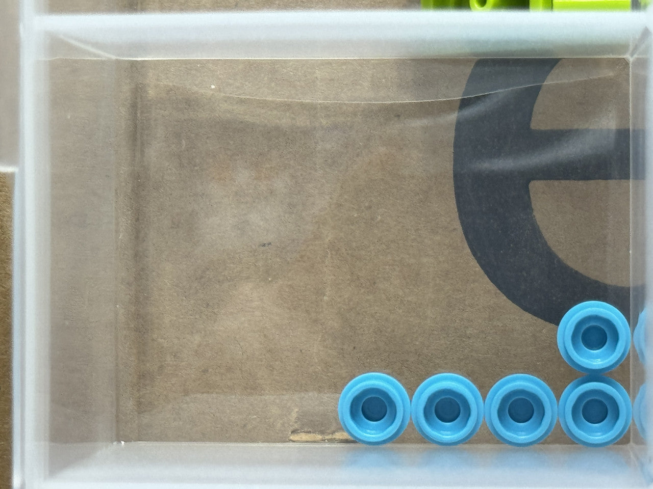 LEGO Parts - Medium Azure Plate, Round 1 x 1 - No 4073 - QTY 5