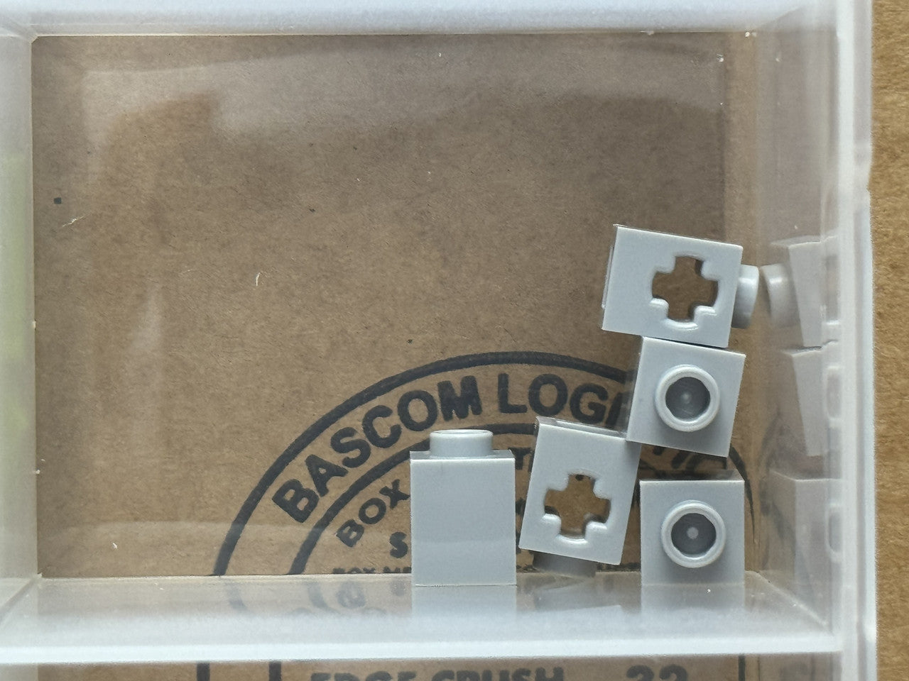 LEGO Parts - Light Bluish Gray Technic, Brick 1 x 1 Axle Hole - No 73230 - QTY 5