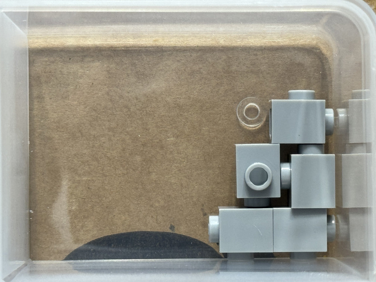 LEGO Parts - Light Bluish Gray Brick 1 x 1 with Stud on Side - No 87087 - QTY 5