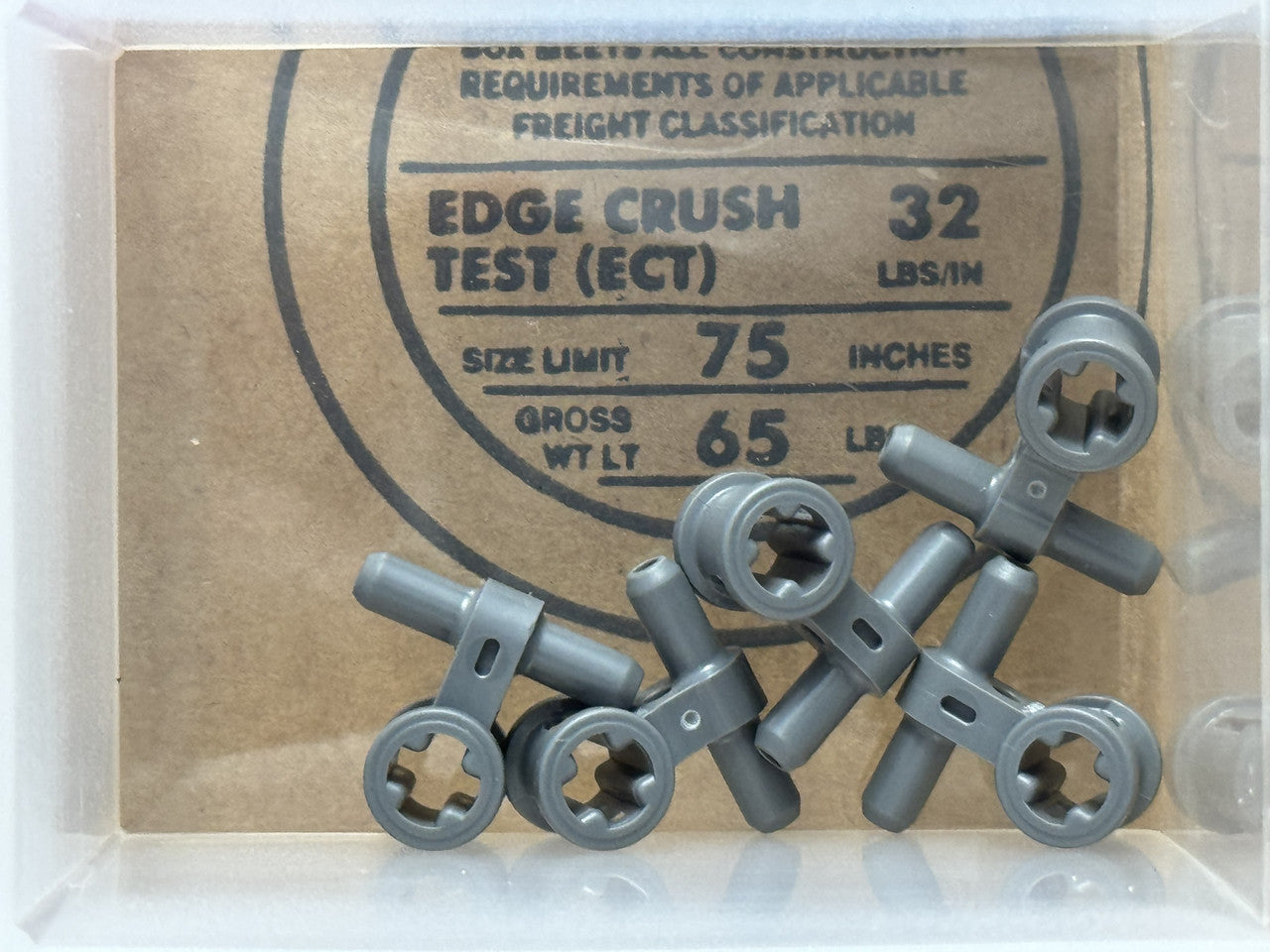 LEGO Parts - Dark Bluish Gray Pneumatic Hose Connector - No 99021 - QTY 5