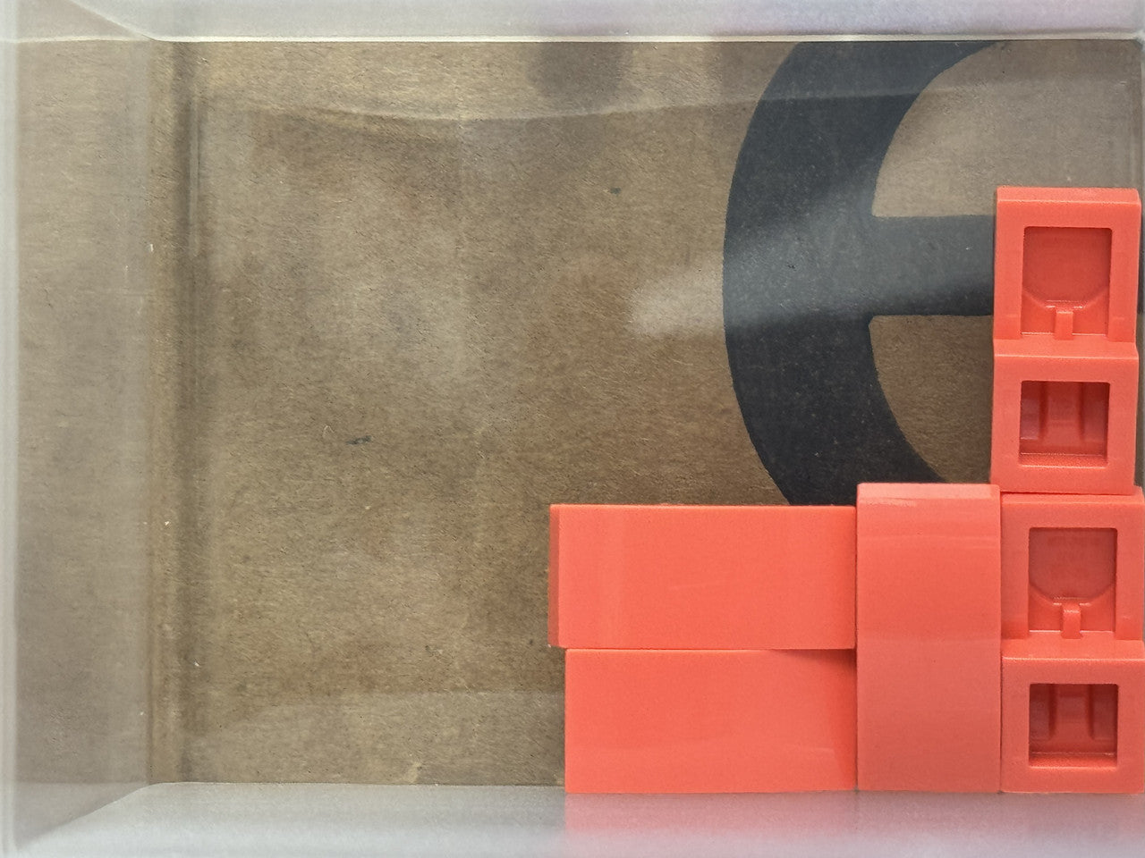 LEGO Parts - Coral Slope, Curved 2 x 1 x 2/3 - No 11477 - QTY 5
