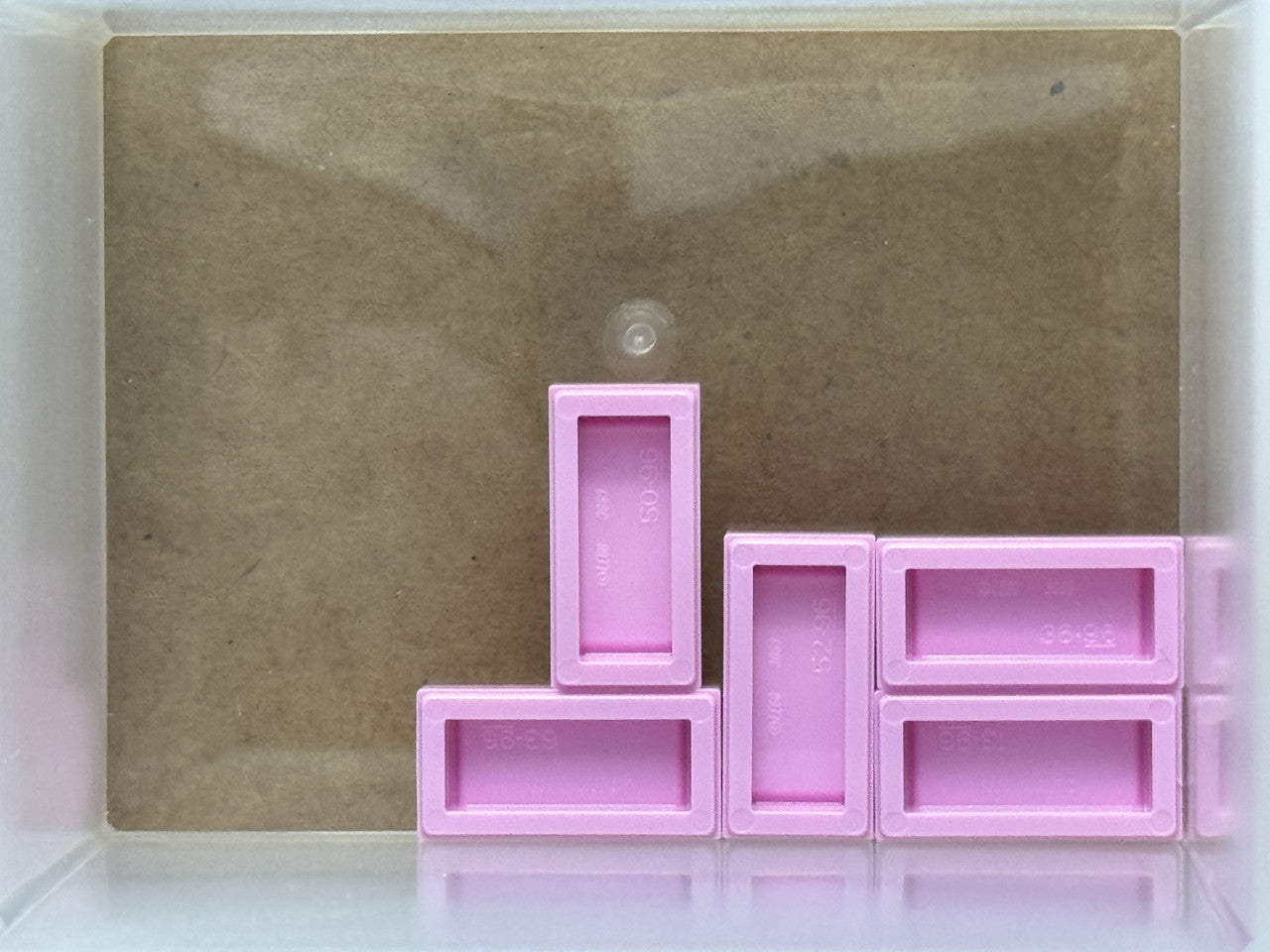 LEGO Parts - Bright Pink Tile 1 x 2 - No 3069 - QTY 5