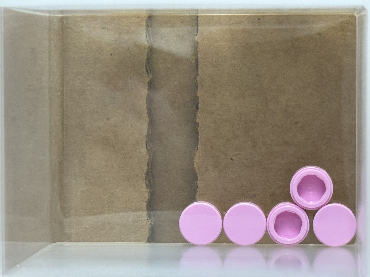 LEGO Parts - Bright Pink Tile, Round 1 x 1 - No 98138 - QTY 5