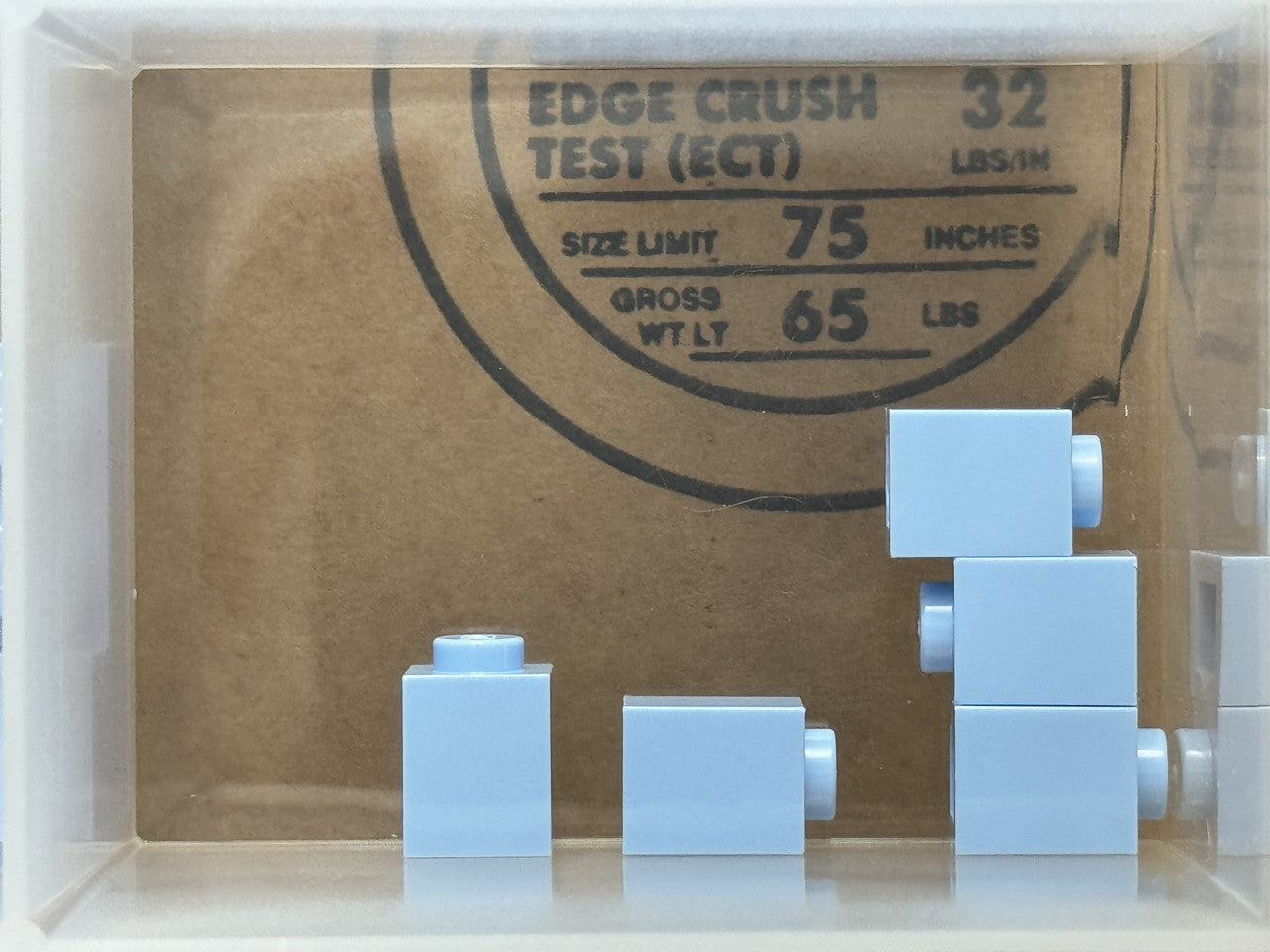 LEGO Parts - Bright Light Blue Brick 1 x 1 - No 3005 - QTY 5