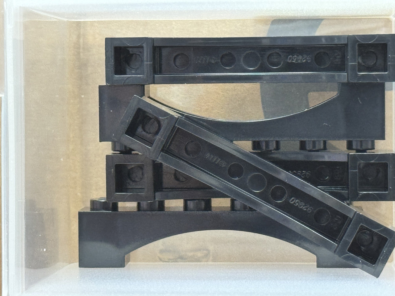 LEGO Parts - Black Arch 1 x 6 Raised Arch - No 92950 - QTY 5