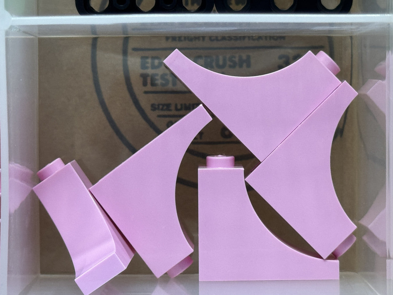 LEGO Parts - Bright Pink Arch 1 x 3 x 2 Inverted - No 18653 - QTY 5