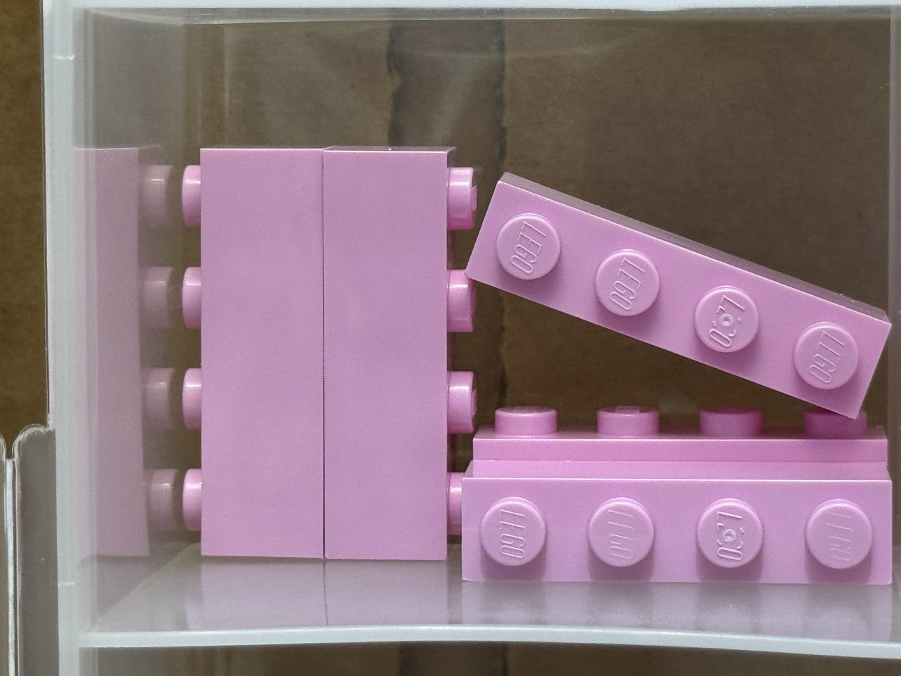 LEGO Parts - Bright Pink Brick 1 x 4 - No 3010 - QTY 5