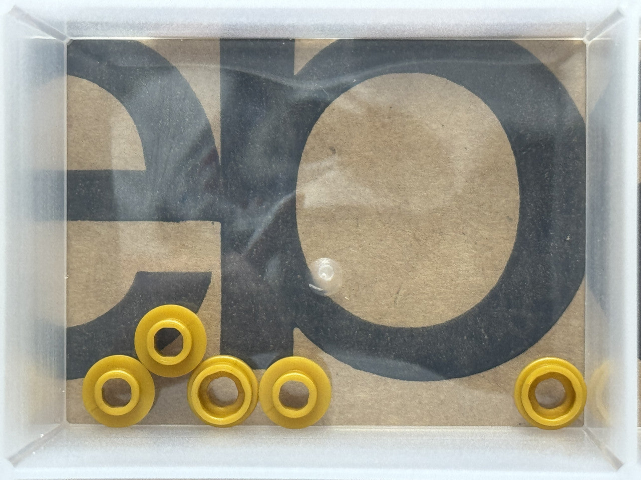 LEGO Parts - Pearl Gold Plate, Round 1 x 1 with Open Stud - No 85861 - QTY 5