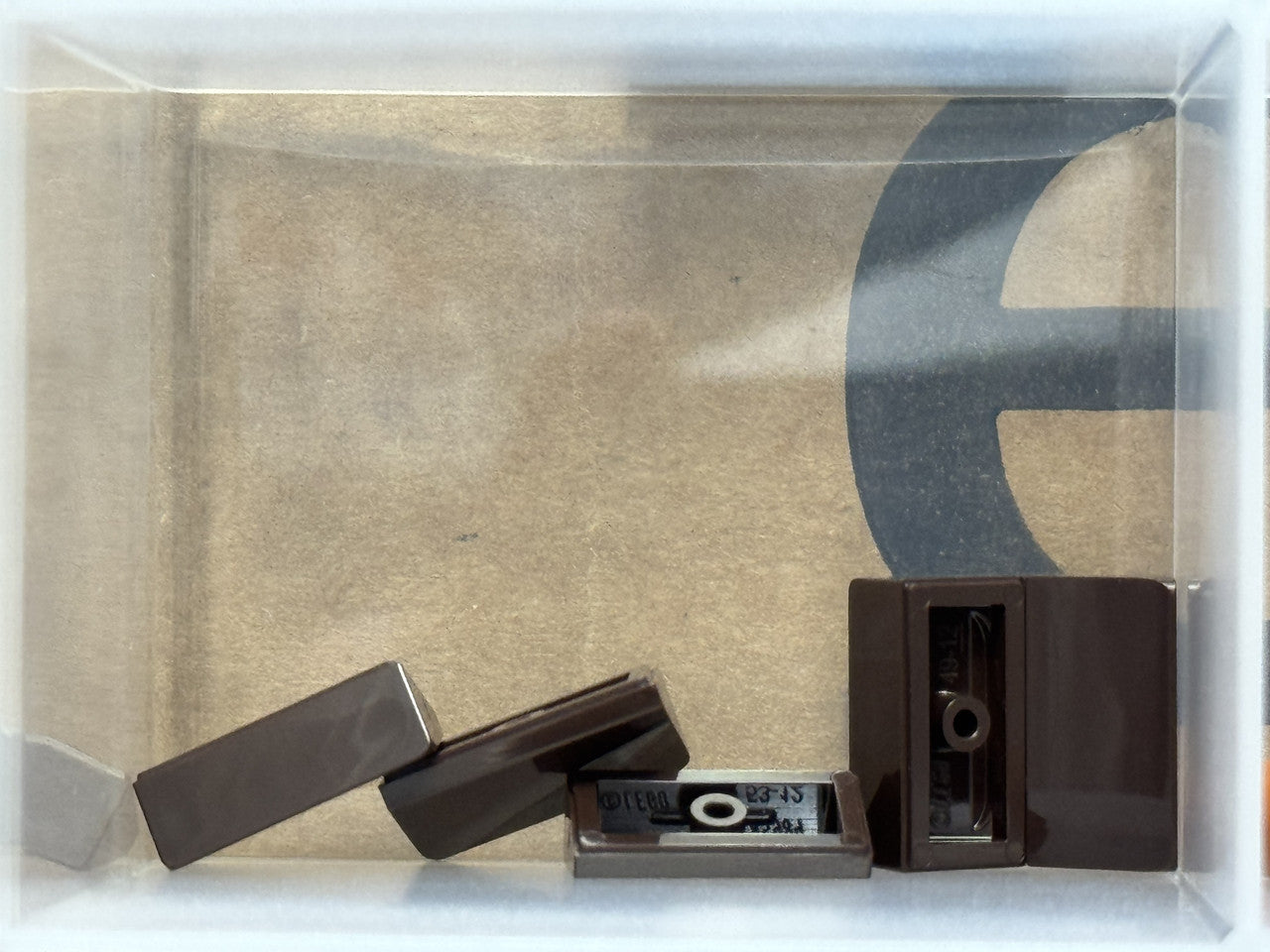 LEGO Parts - Dark Brown Slope 30 1 x 2 x 2/3 - No 85984 - QTY 5