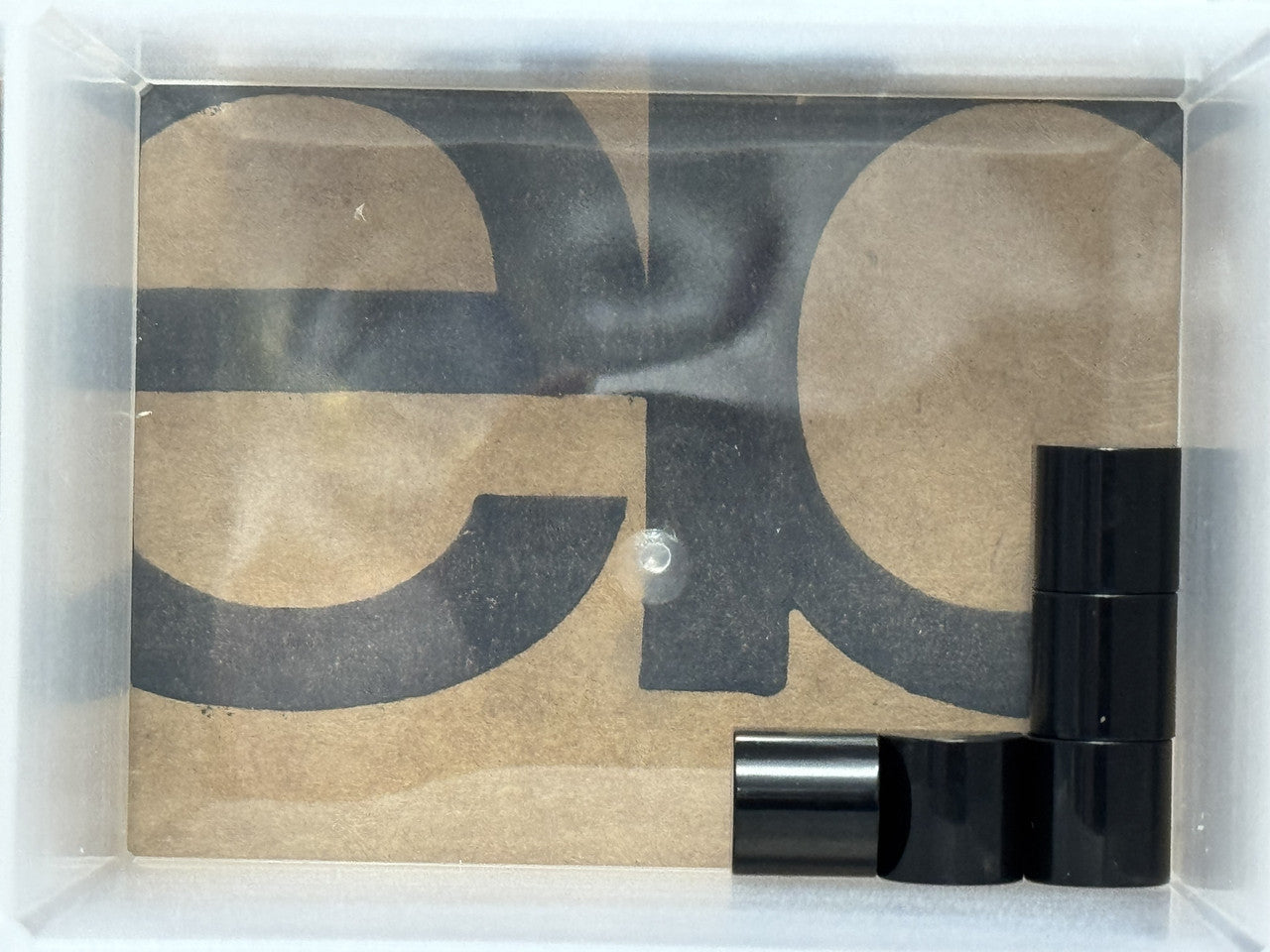 LEGO Parts - Black Slope, Curved 1 x 1 x 2/3 Double - No 49307 - QTY 5