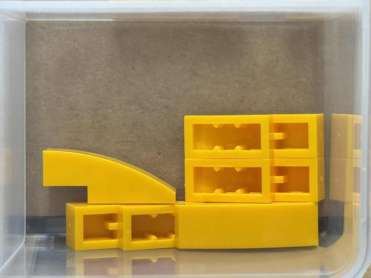 LEGO Parts - Bright Light Orange Slope, Curved 3 x 1 - No 50950 - QTY 5