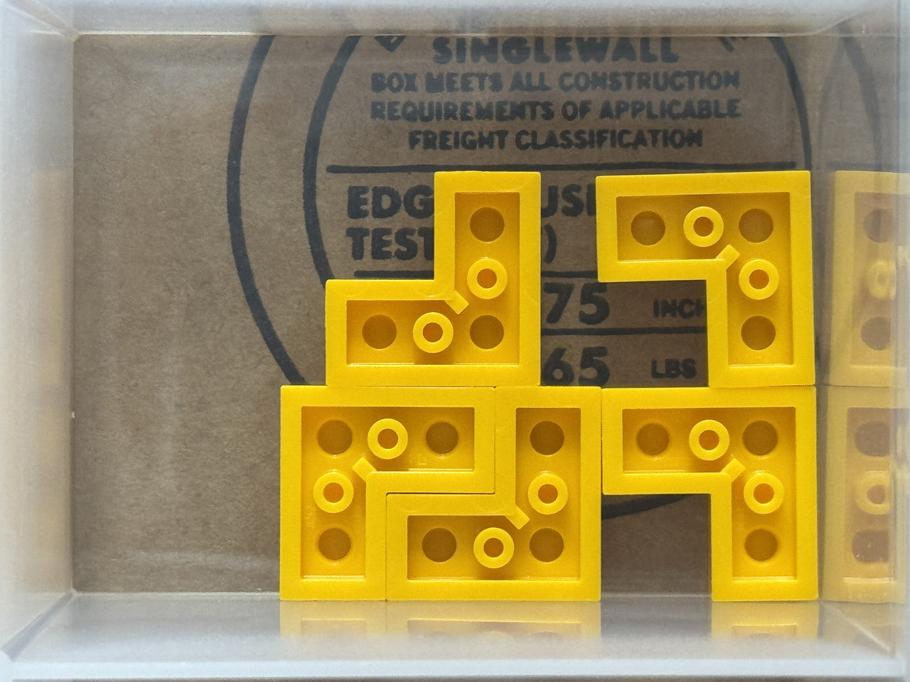 LEGO Parts - Bright Light Orange Plate 2 x 2 Corner - No 2420 - QTY 5