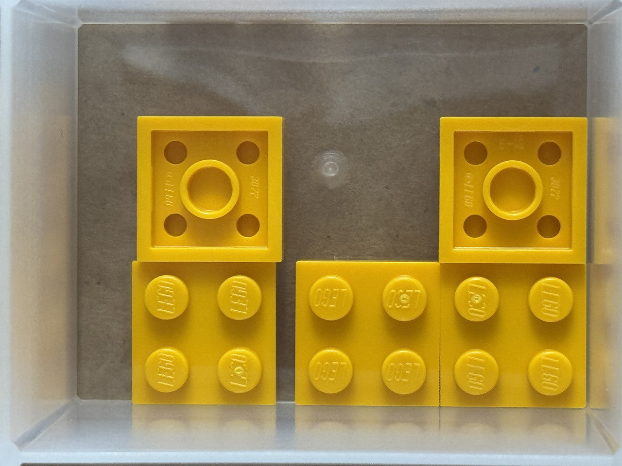 LEGO Parts - Bright Light Orange Plate 2 x 2 - No 3022 - QTY 5