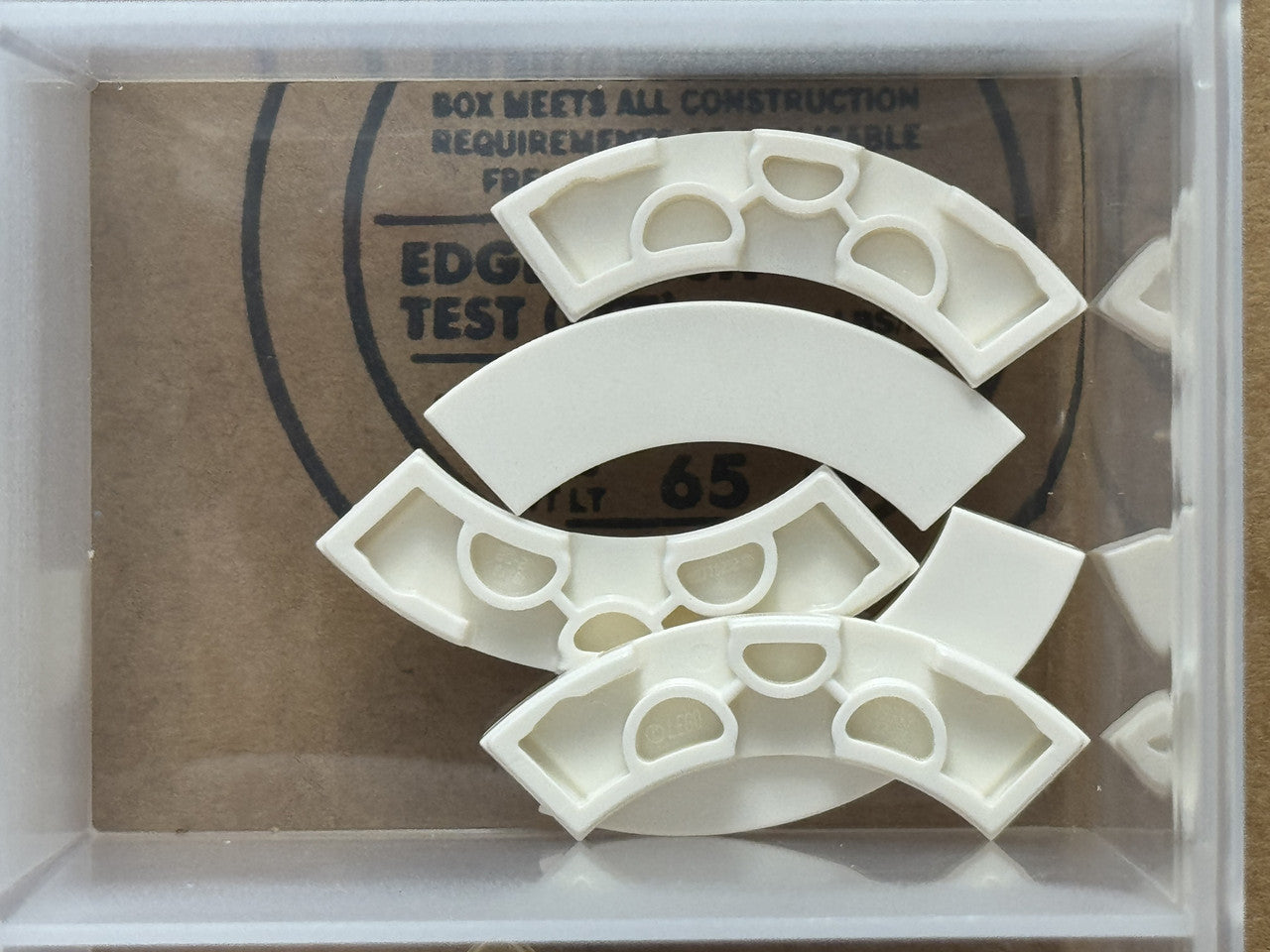 LEGO Parts - White Tile, Round Corner 3 x 3 Macaroni - No 79393 - QTY 5