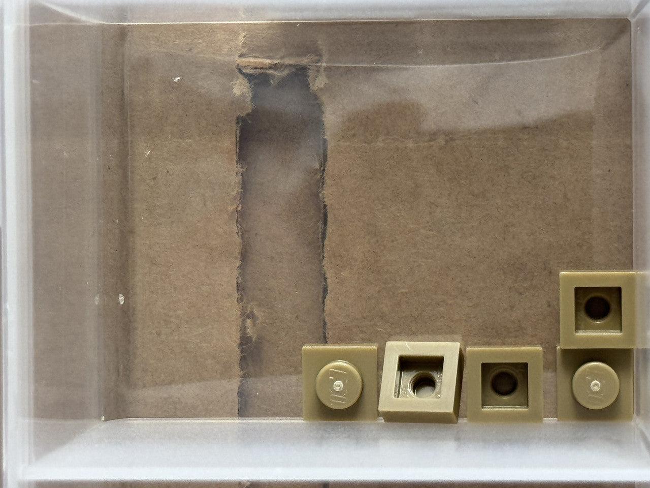 LEGO Parts - Dark Tan Plate 1 x 1 - No 3024 - QTY 5