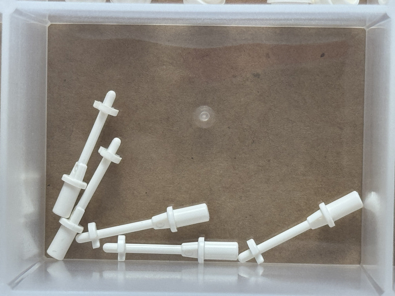 LEGO Parts - White Minifigure, Utensil Ski Pole 3L - No 90540 - QTY 5