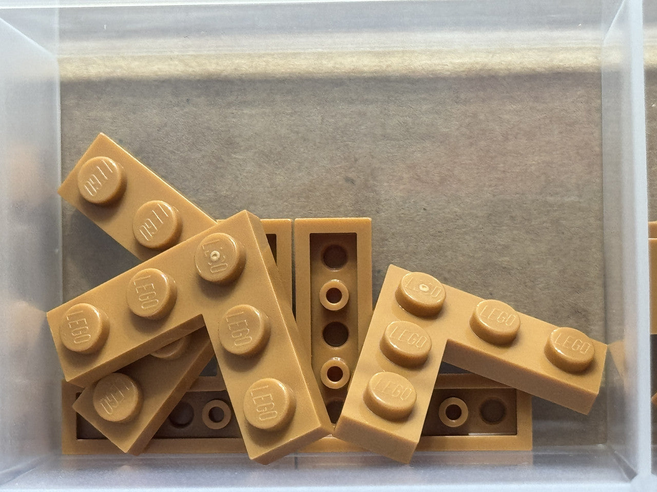 LEGO Parts - Medium Nougat Plate 3 x 3 Corner - No 77844 - QTY 5