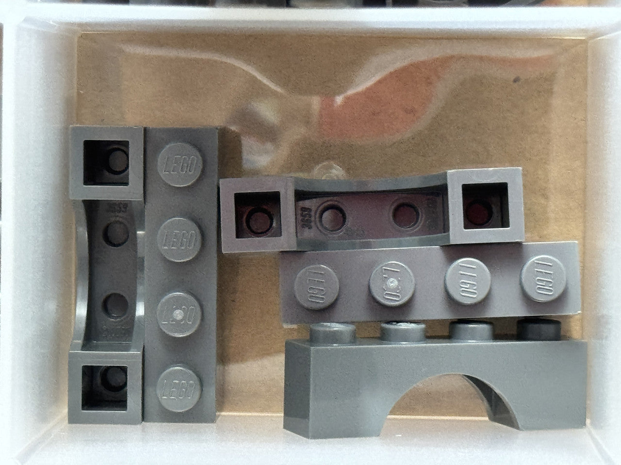 LEGO Parts - Dark Bluish Gray Arch 1 x 4 - No 3659 - QTY 5