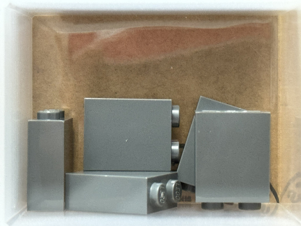 LEGO Parts - Dark Bluish Gray Brick 1 x 2 x 2 - No 3245c - QTY 5