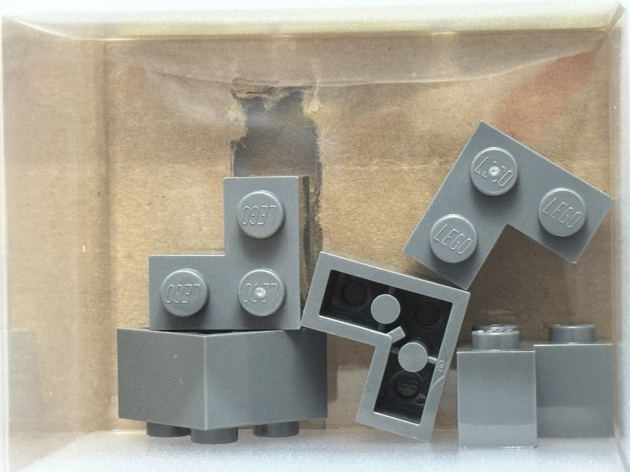 LEGO Parts - Dark Bluish Gray Brick 2 x 2 Corner - No 2357 - QTY 5