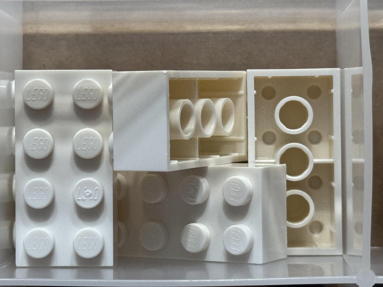 LEGO Parts - White Brick 2 x 4 - No 3001 - QTY 5