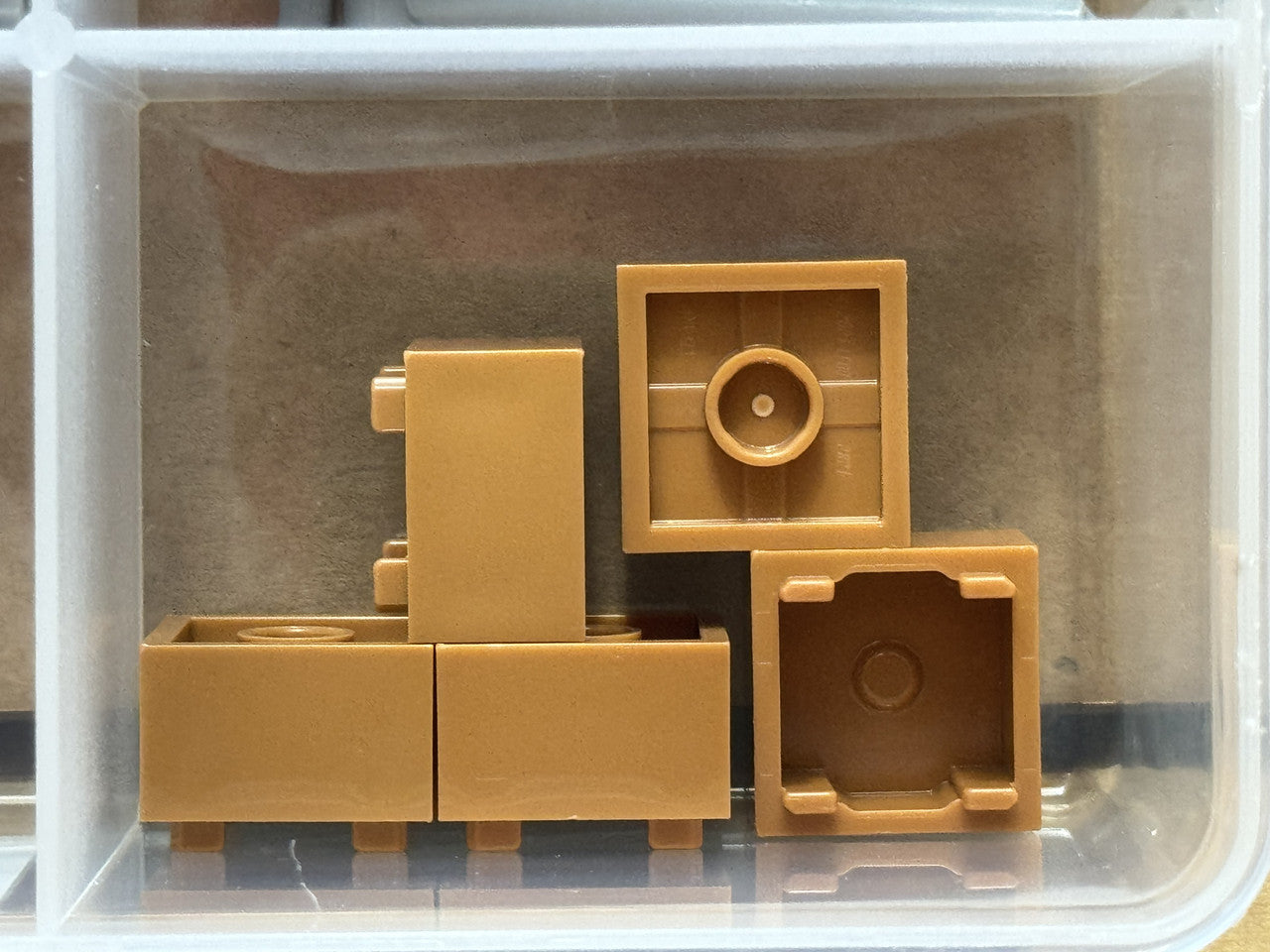 LEGO Parts - Medium Nougat Container, Box 2 x 2 x 1 - No 2821 - QTY 5