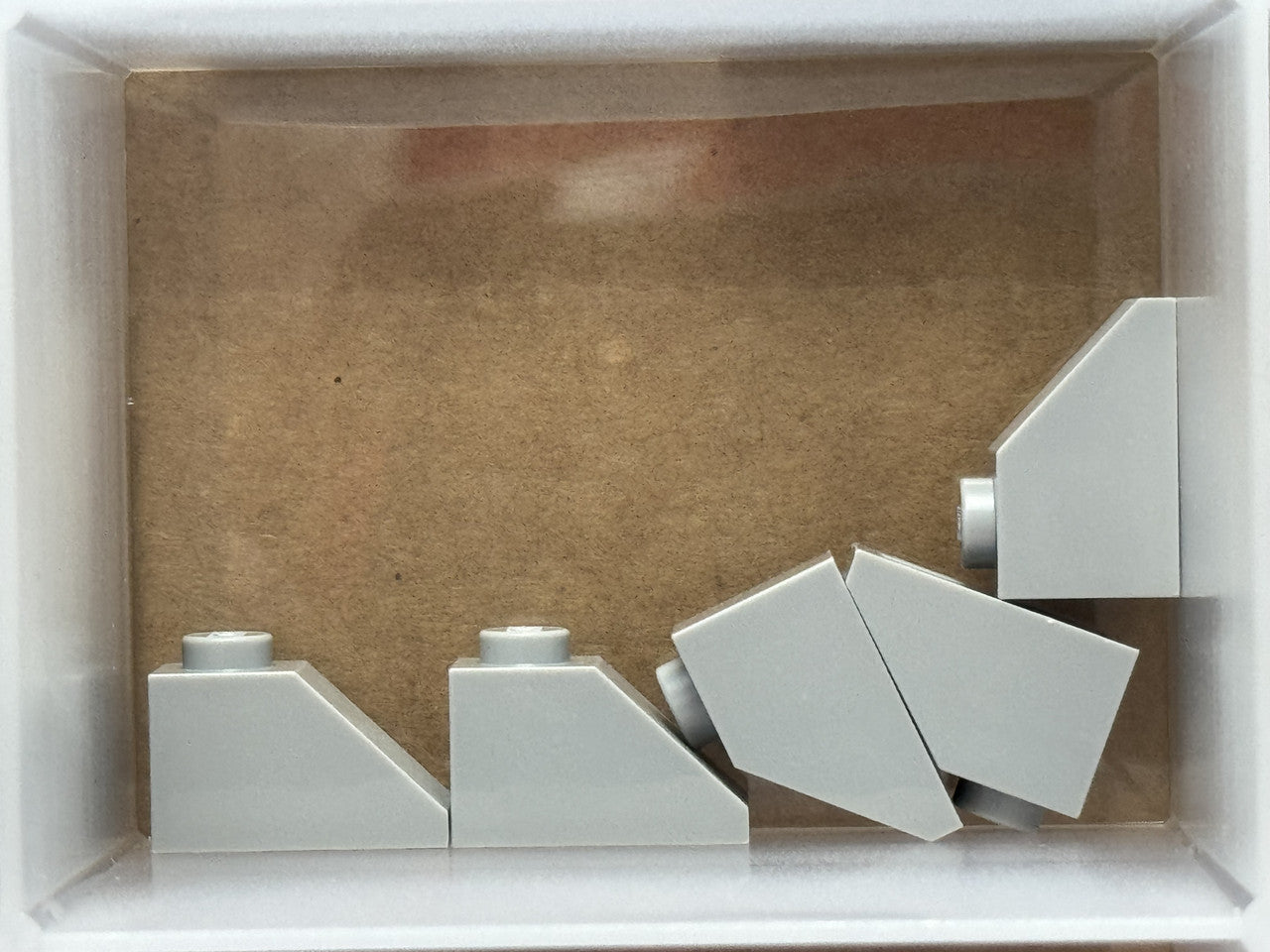 LEGO Parts - Light Bluish Gray Slope 45 2 x 1 - No 3040 - QTY 5