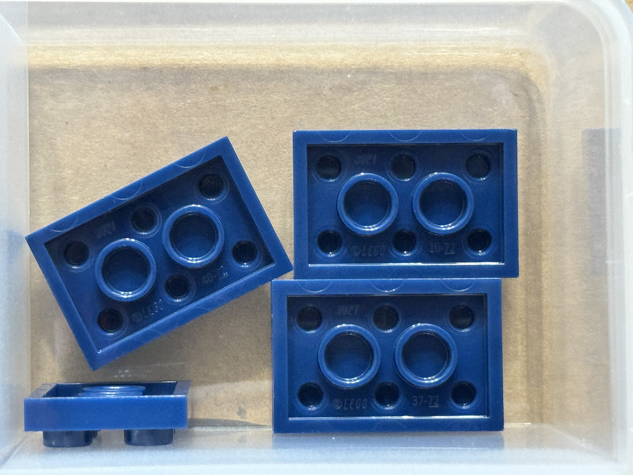 LEGO Parts - Dark Blue Plate 2 x 3 - No 3021 - QTY 5