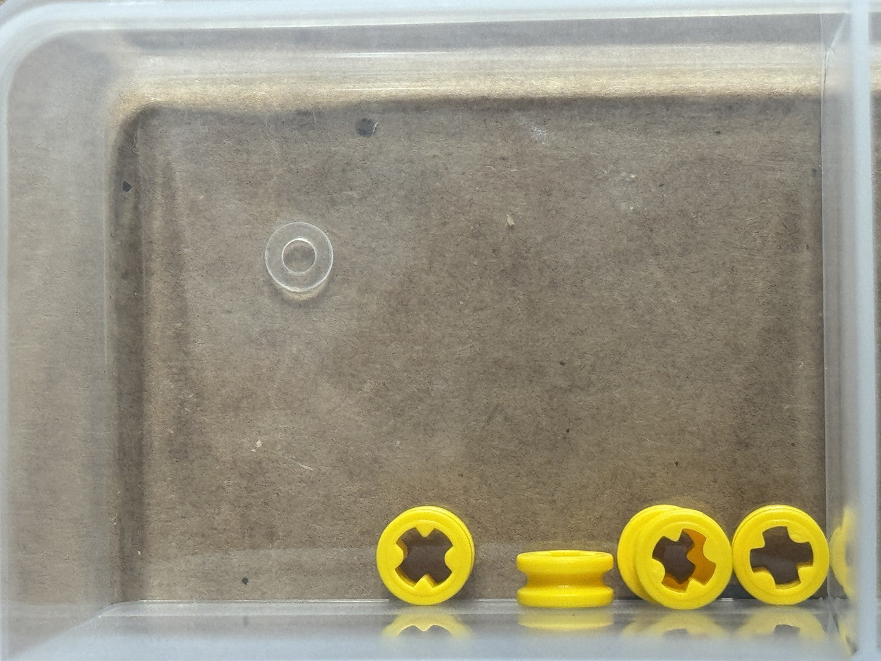 LEGO Parts - Yellow Technic Bush 1/2 Smooth - No 4265c - QTY 5