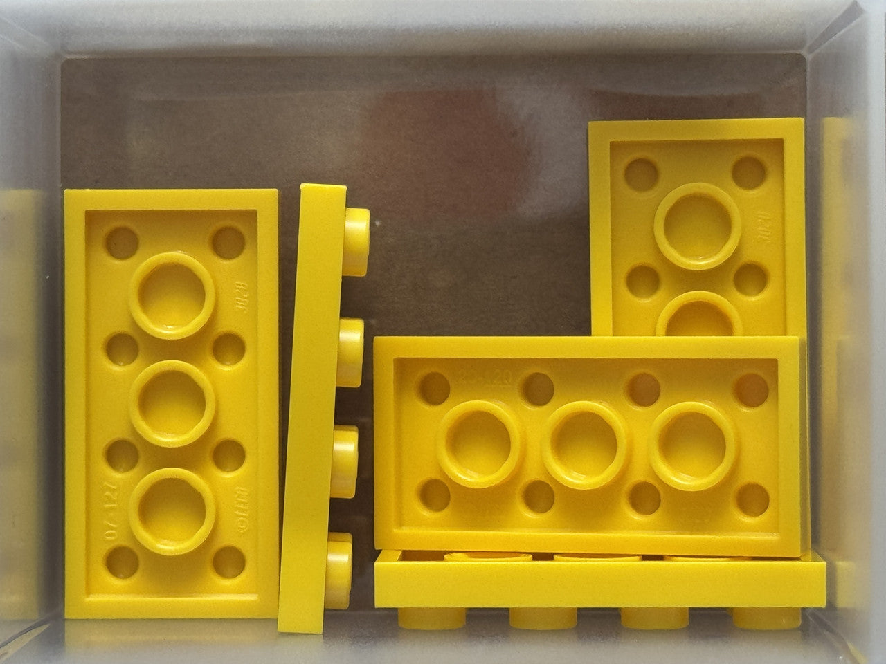 LEGO Parts - Yellow Plate 2 x 4 - No 3020 - QTY 5