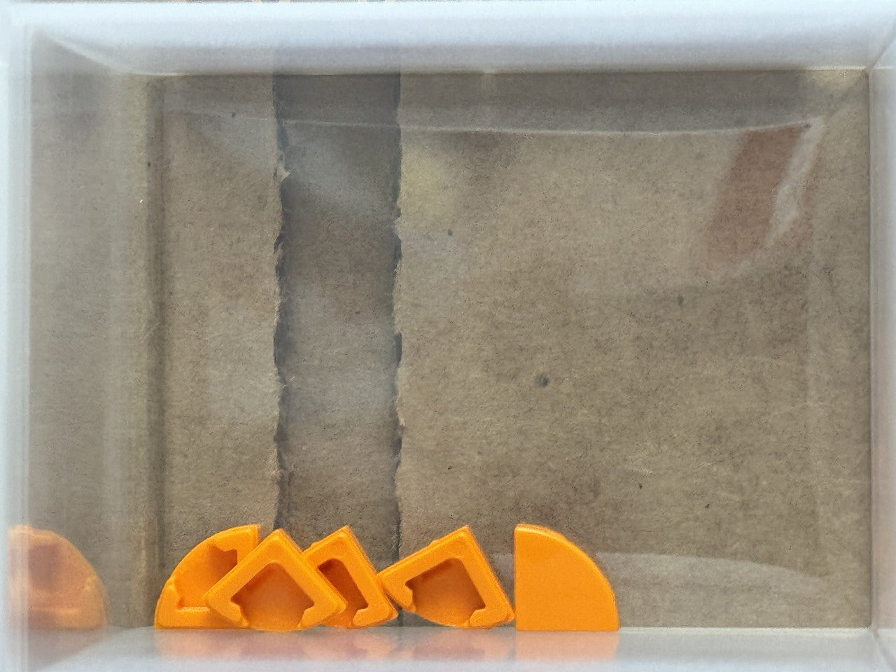 LEGO Parts - Orange Tile, Round 1 x 1 Quarter - No 25269 - QTY 5