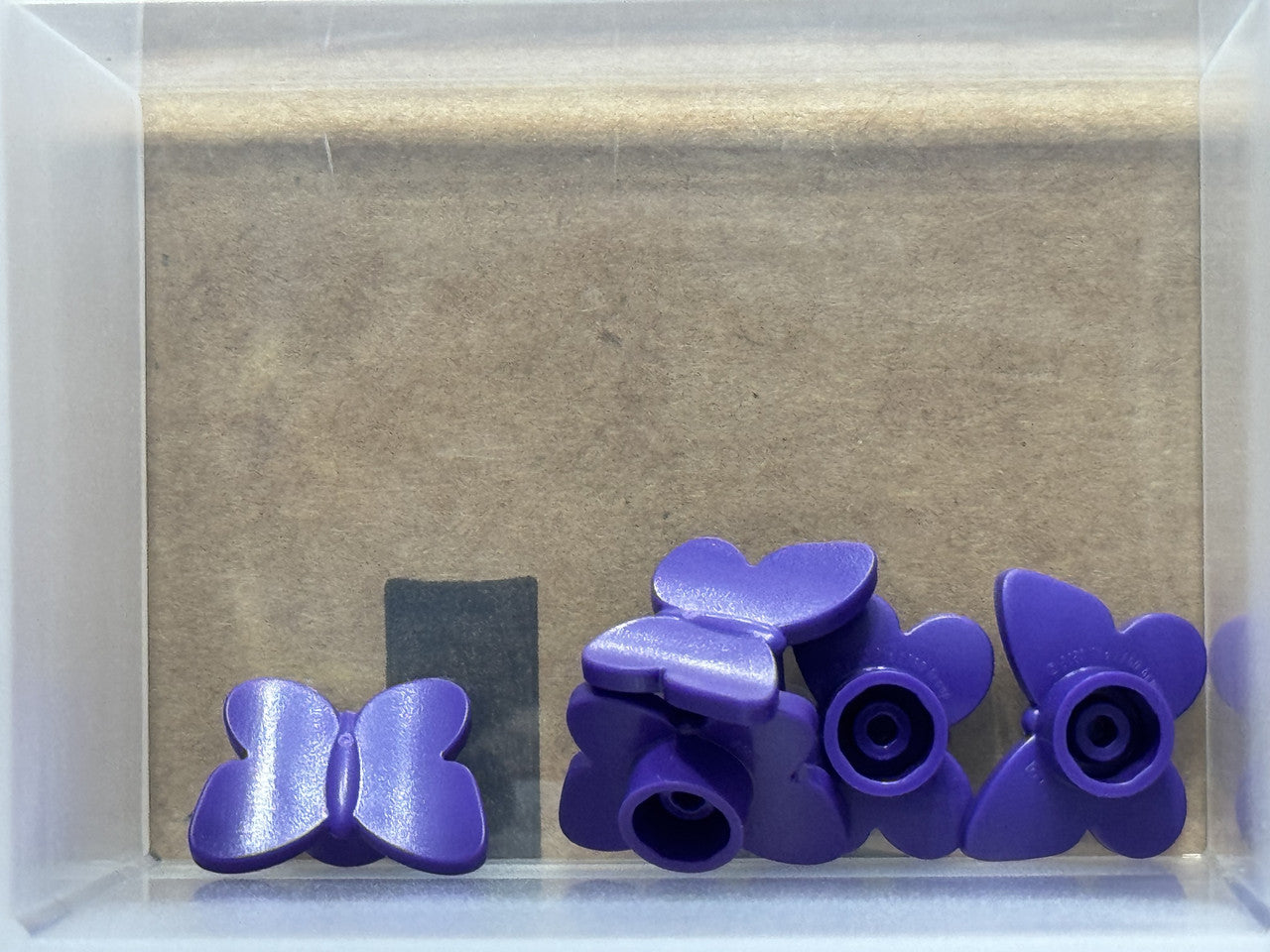 LEGO Parts - Dark Purple Butterfly / Moth with Stud Holder - No 80674 - QTY 5