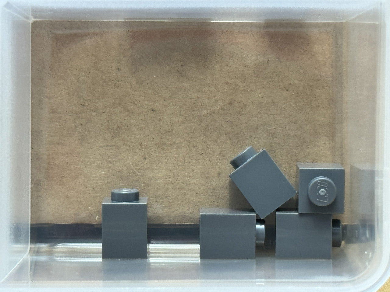 LEGO Parts - Dark Bluish Gray Brick 1 x 1 - No 3005 - QTY 5
