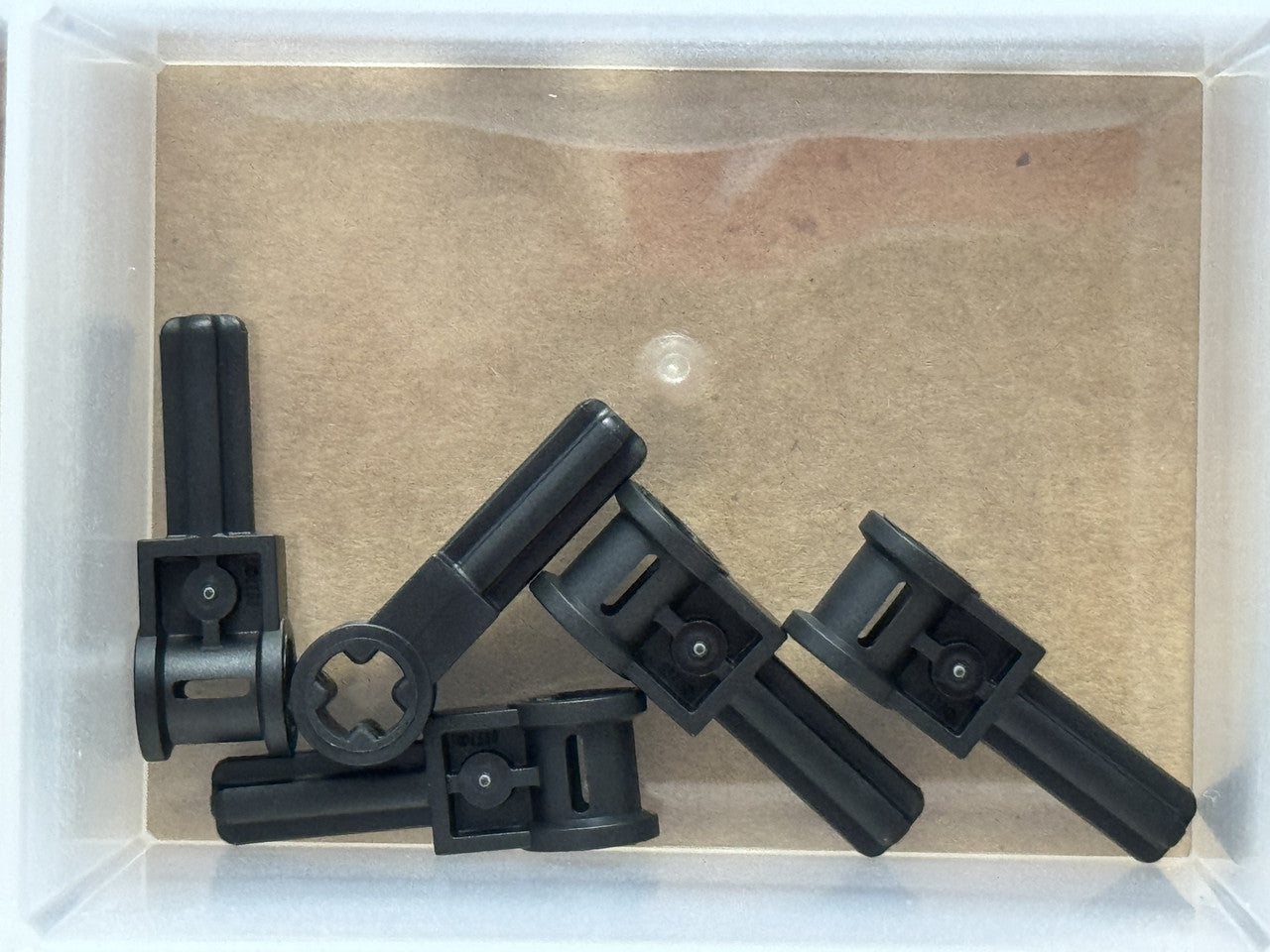 LEGO Parts - Black Technic, Axle 2L Reverser Handle Axle - No 6553 - QTY 5