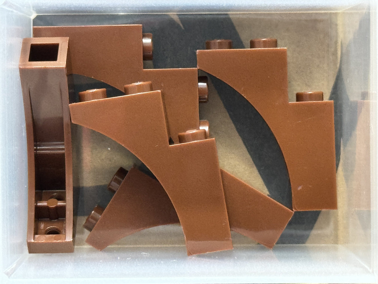 LEGO Parts - Reddish Brown Arch 1 x 3 x 3 - No 13965 - QTY 5