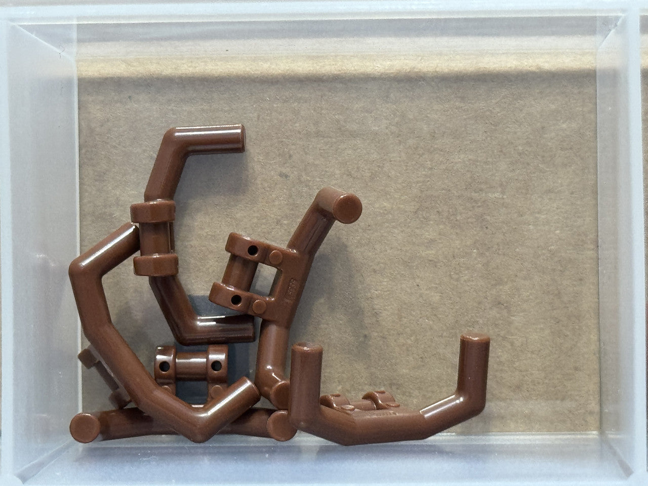LEGO Parts - Reddish Brown Minifigure Handlebars Angular - No 98397 - QTY 5