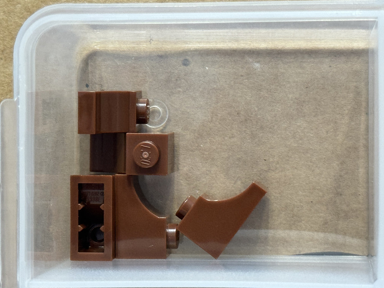 LEGO Parts - Reddish Brown Arch 1 x 2 Inverted - No 78666 - QTY 5