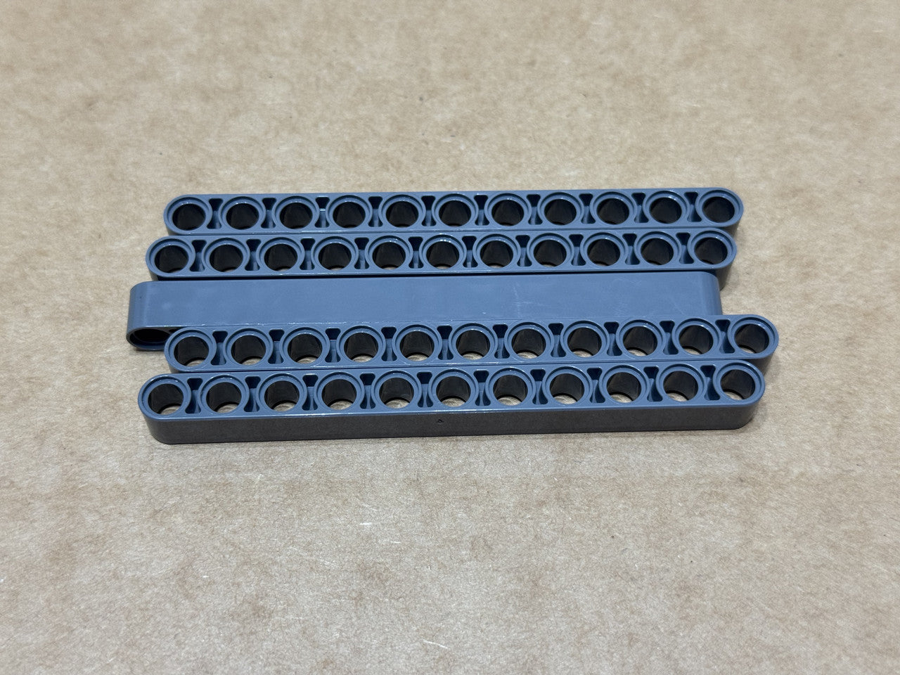 LEGO Parts - Dark Bluish Gray Technic, Liftarm Thick 1 x 11 - No 32525 - QTY 5