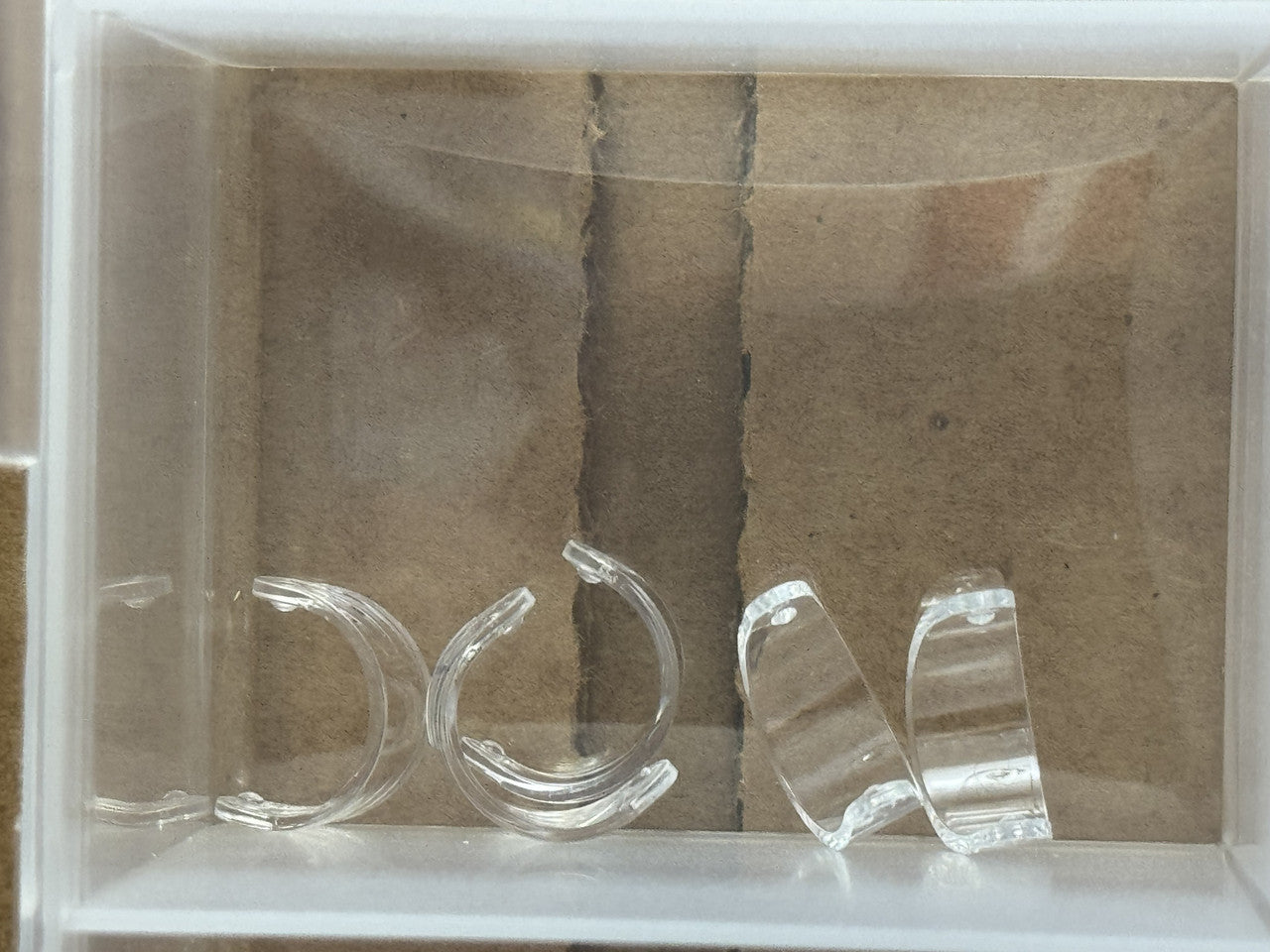 LEGO Parts - Trans-Clear Minifigure, Visor Standard - No 2447 - QTY 5