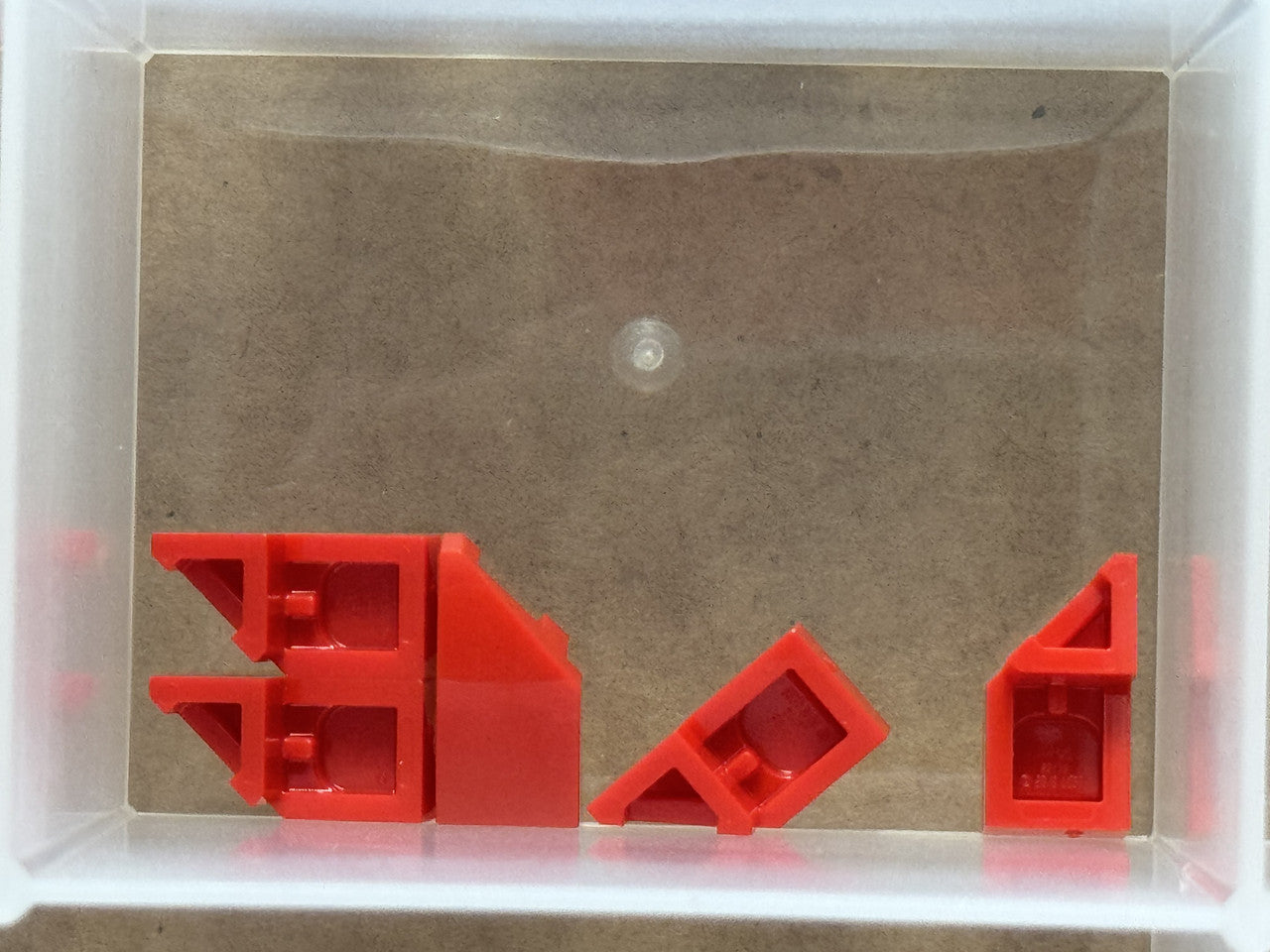 LEGO Parts - Red Wedge 2 x 1 x 2/3 Right - No 29119 - QTY 5