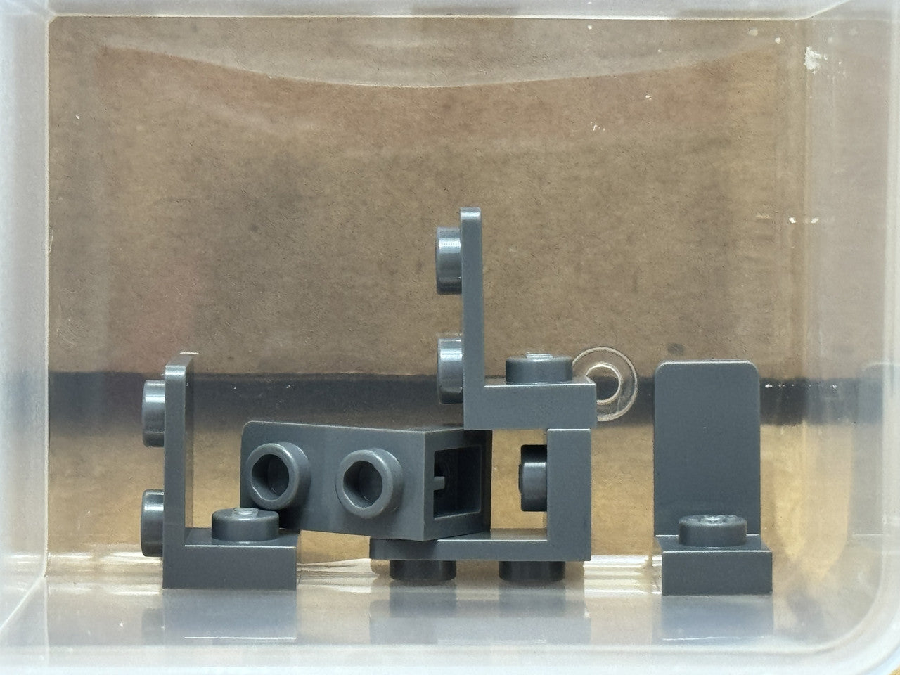 LEGO Parts - Dark Bluish Gray Bracket 1 x 1 - 1 x 2 Inverted - No 73825 - QTY 5