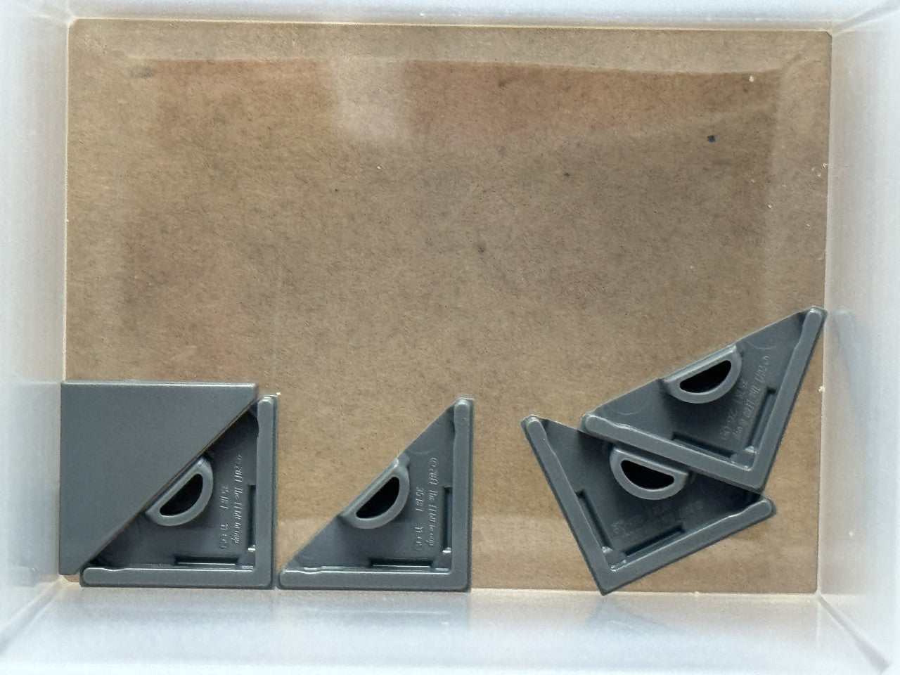 LEGO Parts - Dark Bluish Gray Tile, Modified 2 x 2 Triangular - No 35787 - QTY 5