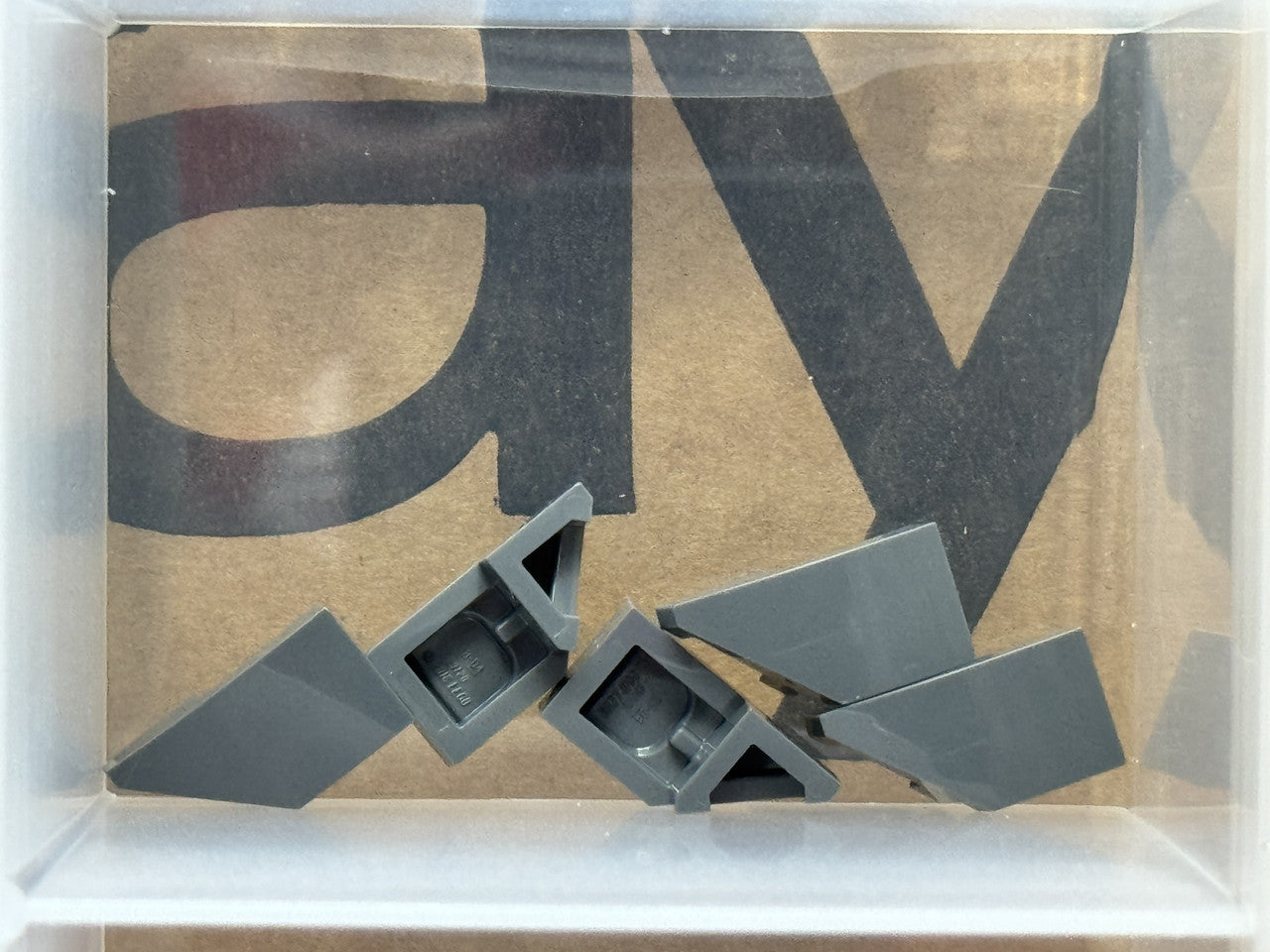 LEGO Parts - Dark Bluish Gray Wedge 2 x 1 x 2/3 Left - No 29120 - QTY 5