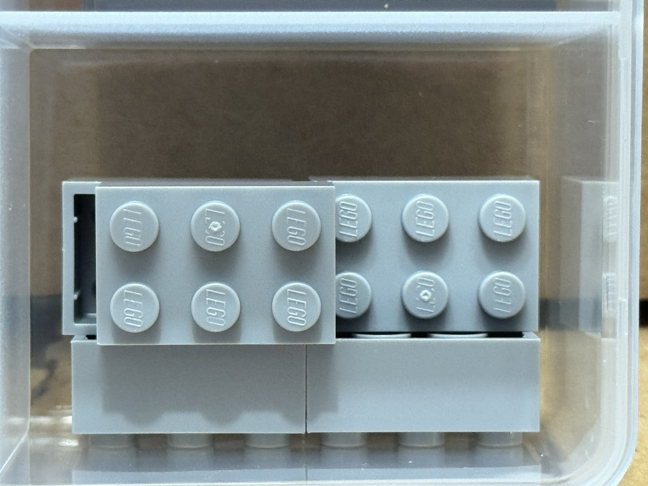 LEGO Parts - Light Bluish Gray Brick 2 x 3 - No 3002 - QTY 5