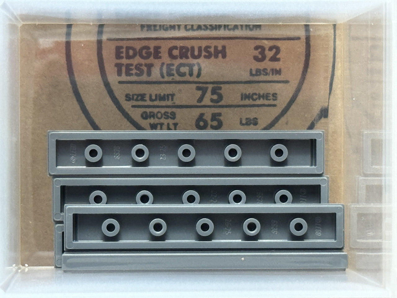 LEGO Parts - Dark Bluish Gray Tile 1 x 6 - No 6636 - QTY 5
