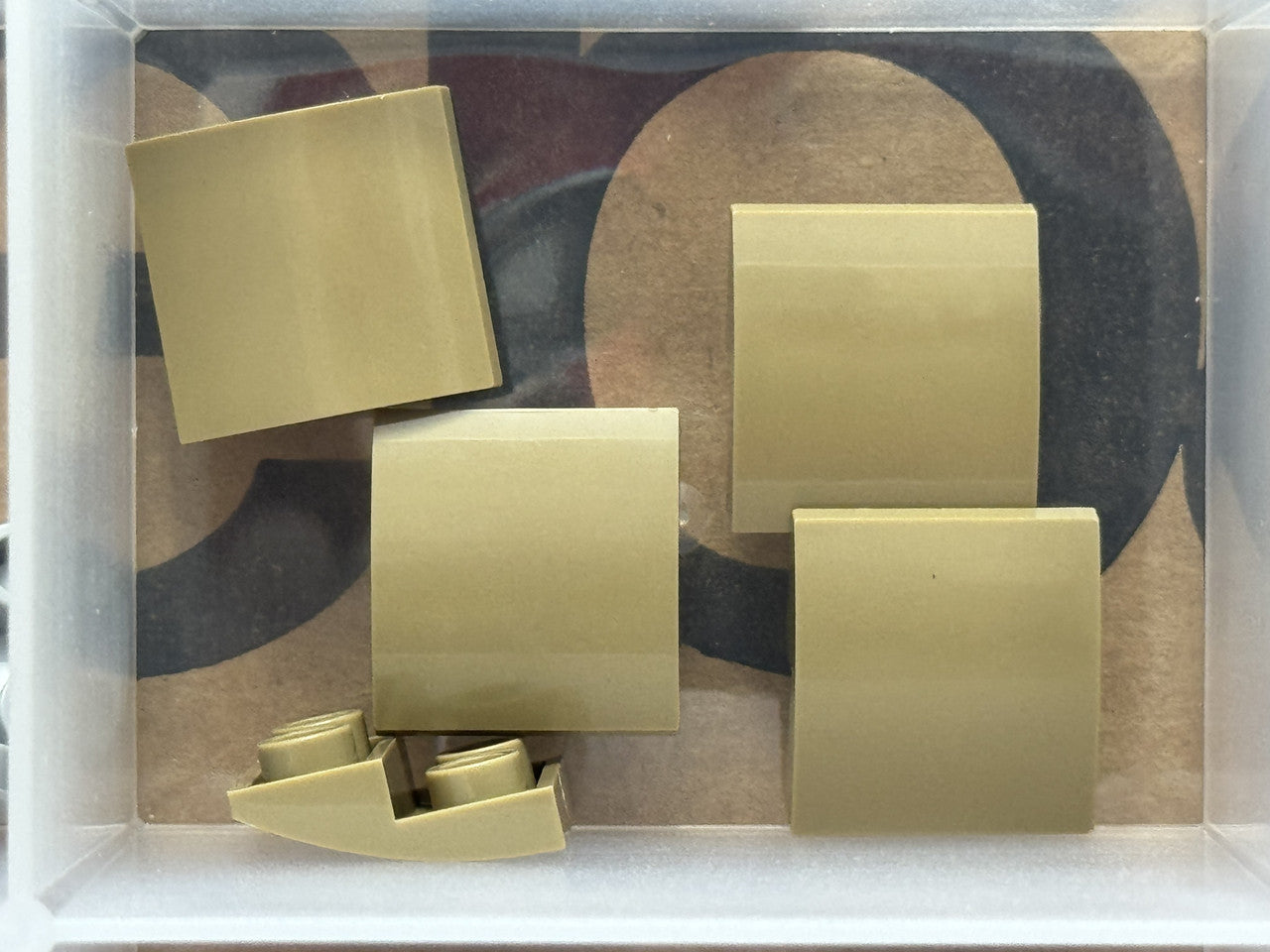 LEGO Parts - Dark Tan Slope, Curved 2 x 2 x 2/3 Inverted - No 32803 - QTY 5
