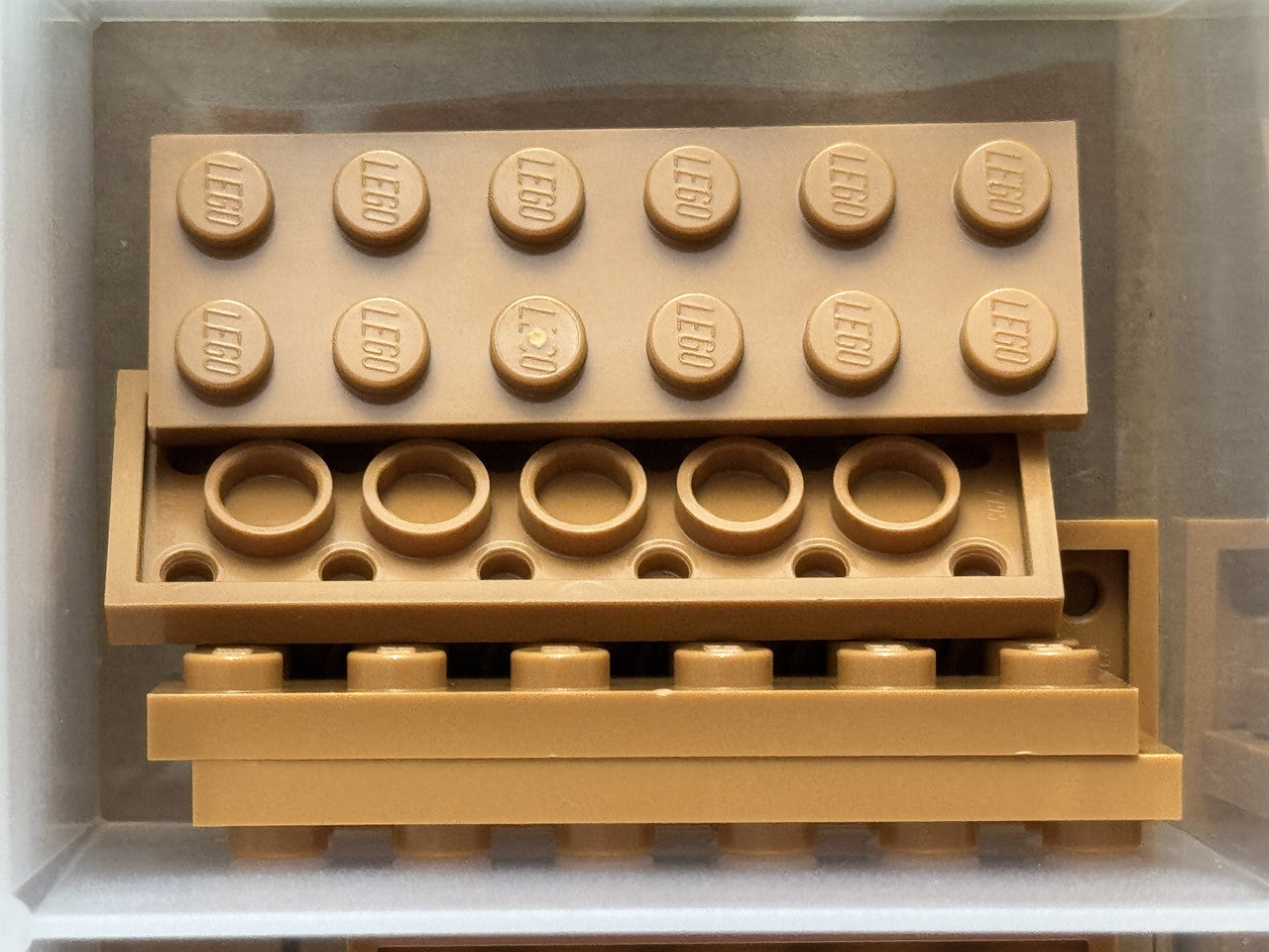 LEGO Parts - Medium Nougat Plate 2 x 6 - No 3795 - QTY 5