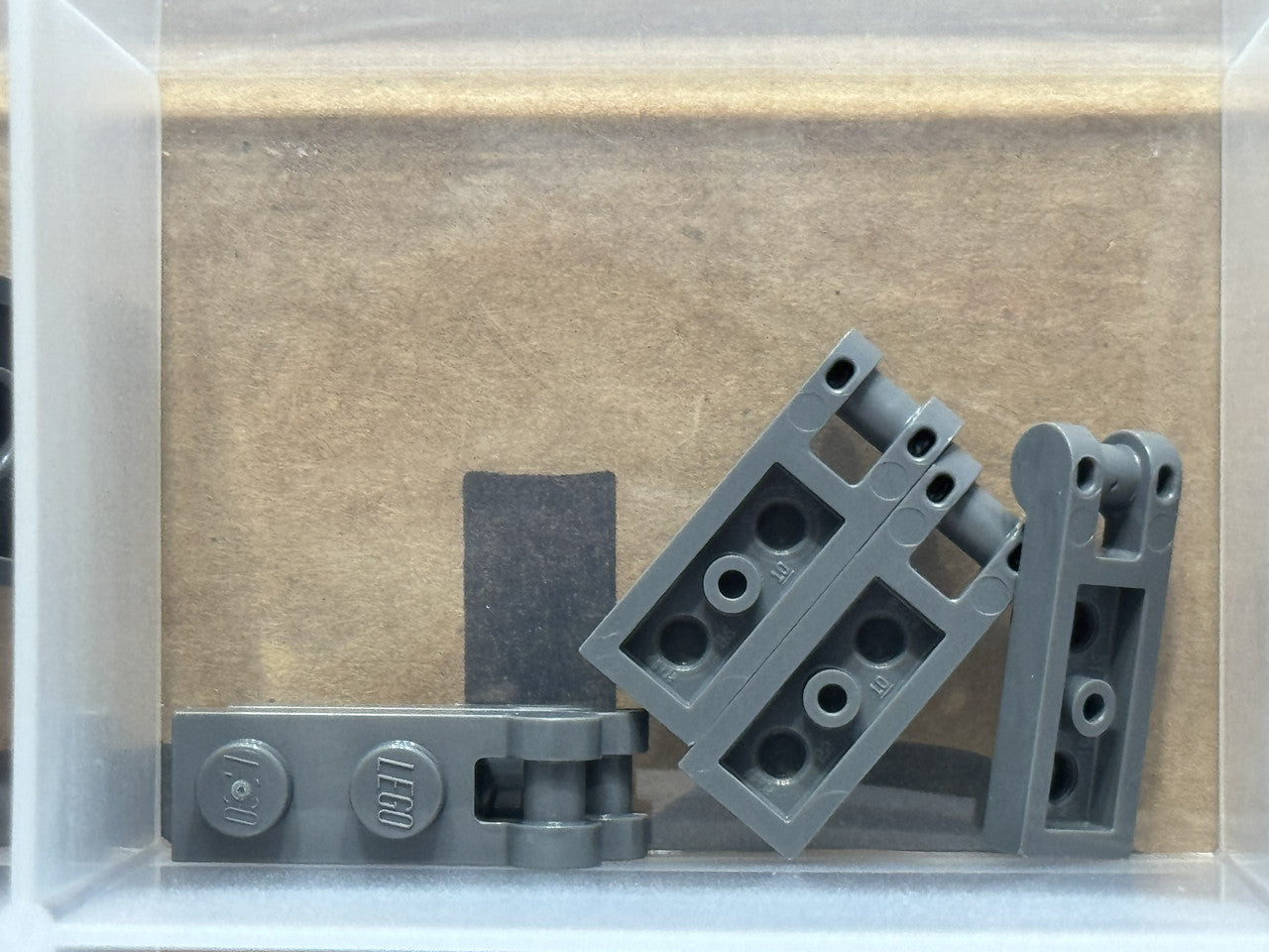 LEGO Parts - Dark Bluish Gray Plate 1 x 2 with Bar Handle End - No 60478 - QTY 5