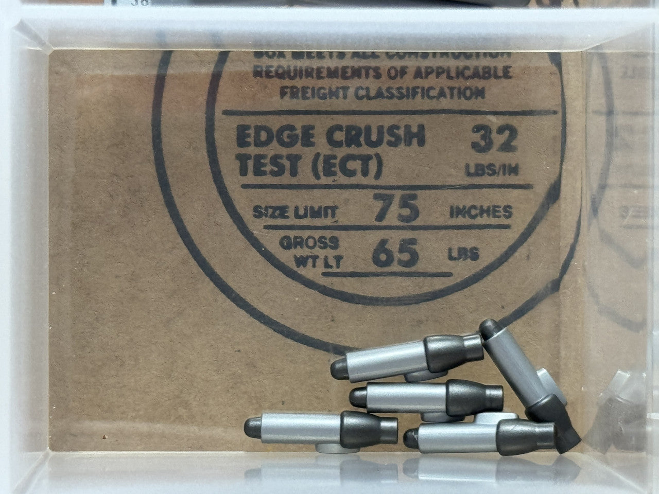 LEGO Parts - Flat Silver Minifigure Pen Dark Gray Tip - No 35809pb03 - QTY 5